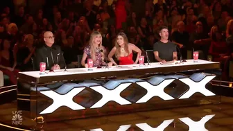 ELVIS Comes Alive To Sing with Simon Cowell, Sofia Vergara and Heidi Klum on America's Got Talent!