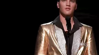 ELVIS Comes Alive To Sing with Simon Cowell, Sofia Vergara and Heidi Klum on America's Got Talent!