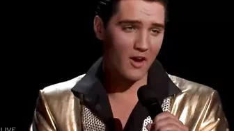 ELVIS Comes Alive To Sing with Simon Cowell, Sofia Vergara and Heidi Klum on America's Got Talent!