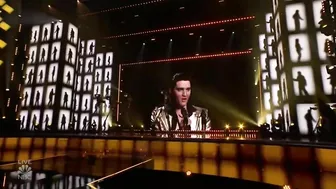 ELVIS Comes Alive To Sing with Simon Cowell, Sofia Vergara and Heidi Klum on America's Got Talent!