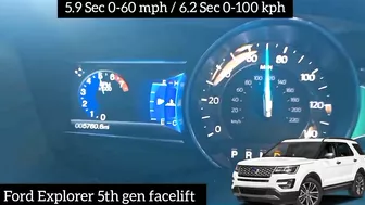 Ford Explorer all generation acceleration compilation | Ford explorer acceleration battle