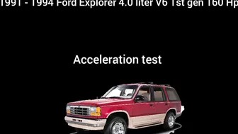 Ford Explorer all generation acceleration compilation | Ford explorer acceleration battle