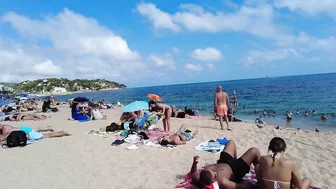 Beach Walking - Costa Brava Spain - September 2022