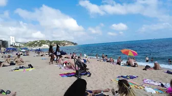 Beach Walking - Costa Brava Spain - September 2022