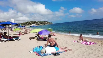 Beach Walking - Costa Brava Spain - September 2022