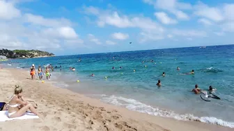 Beach Walking - Costa Brava Spain - September 2022