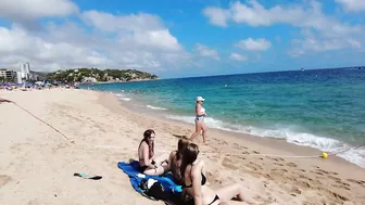 Beach Walking - Costa Brava Spain - September 2022