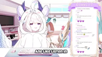 Enna checks on ILUNA's collab stream at the perfect time