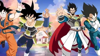 who is stronger / goku & bardock vs vegeta & king vegeta / ANIME X