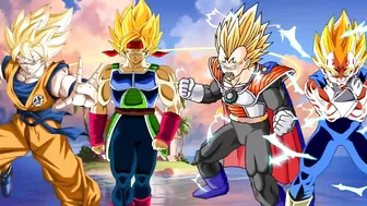 who is stronger / goku & bardock vs vegeta & king vegeta / ANIME X