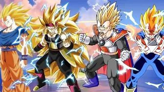 who is stronger / goku & bardock vs vegeta & king vegeta / ANIME X