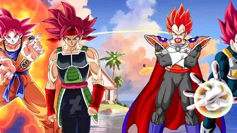 who is stronger / goku & bardock vs vegeta & king vegeta / ANIME X