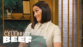 Nikki Bella Sabotages Twin Sister Brie's Cooking Station | Celebrity Beef | E!