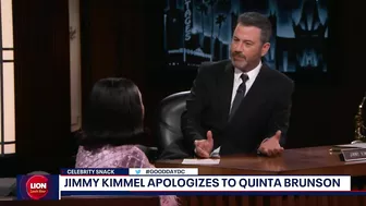 Celebrity Snack: Jimmy Kimmel apologizes to Quinta Brunson | FOX 5 DC