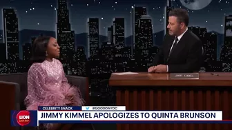 Celebrity Snack: Jimmy Kimmel apologizes to Quinta Brunson | FOX 5 DC