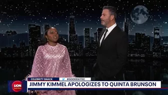 Celebrity Snack: Jimmy Kimmel apologizes to Quinta Brunson | FOX 5 DC