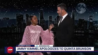 Celebrity Snack: Jimmy Kimmel apologizes to Quinta Brunson | FOX 5 DC