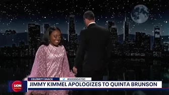 Celebrity Snack: Jimmy Kimmel apologizes to Quinta Brunson | FOX 5 DC