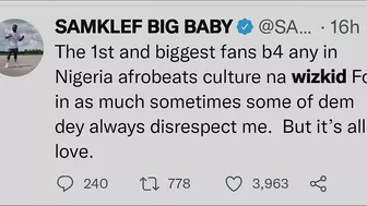 Celebrities Reacts To Wizkid Bad To Me