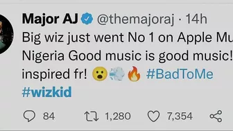 Celebrities Reacts To Wizkid Bad To Me