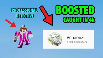 EXPOSING @VersionZ for boosting... (Funny drama) | Roblox Bedwars