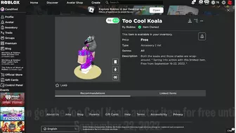 [FREE ITEM] HOW TO GET THE TOO COOL KOALA! | ROBLOX