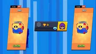 Opening ???? FREE MEGA BOX on 0 TROPHY Account - Brawl Stars