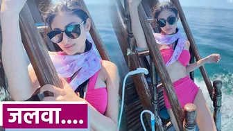 Mouni Roy Bold Pink Bikini Viral Maldives Vacation के दौरान मस्ती करती आई नजर l *Entertainment