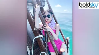 Mouni Roy Bold Pink Bikini Viral Maldives Vacation के दौरान मस्ती करती आई नजर l *Entertainment