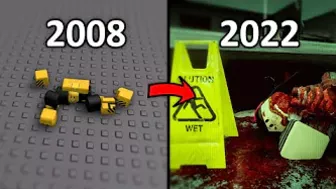 evolution of roblox gore...