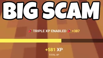 Triple Exp Is A SCAM.. (Roblox Bedwars)