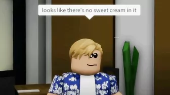 When the Starbucks barista is a singer (meme) ROBLOX