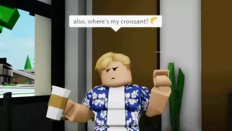 When the Starbucks barista is a singer (meme) ROBLOX