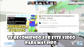 ???? ¡ESTE EVENTO DE ARSENAL FUE CANCELADO! *HALLOWEEN UPDATE* - ROBLOX