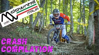 DOWNHILL 2022 - COPPA ITALIA # 4 Pian del Poggio | CRASH COMPILATION [4K UHD]