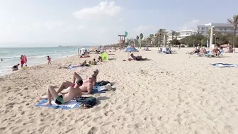 Beach Walk Tour Mallorca Spain / El Arenal Beach / Travel Vlog Spain