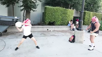 Anya Forger Plays Dodgeball With SoCal Anime 2022 ft. Hamu Cotton