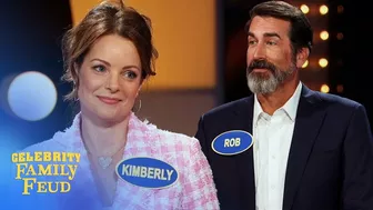 Holey Moley vs. Kimberly Williams-Paisley on Celebrity Family Feud!