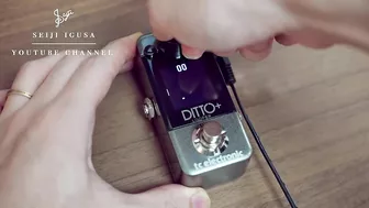 Guitar pedal that can play games