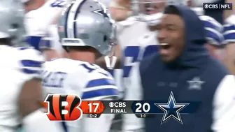 Cowboys game-winning field goal vs. Bengals