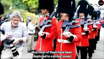 Royal guard FAINTS at Queen's funeral, until...