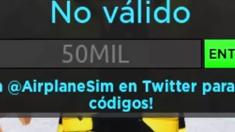 *Nuevos códigos* ✈️ 3 CODIGOS GRATIS de AIRPLANE SIMULATOR ✈️ Códigos Roblox 2022 ✈️ EMiLiOR