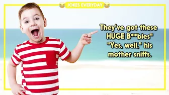 Dirty Joke - a Family Go to a Nudist Beach to See Some B**Bies | Jokes Everyday