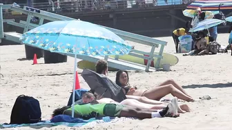 Sitting on Peoples Beach Towels!