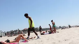 Sitting on Peoples Beach Towels!