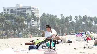 Sitting on Peoples Beach Towels!