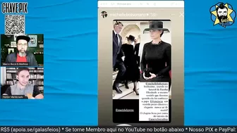 Michelle faz publi de Instagram no funeral da Rainha | Galãs Feios