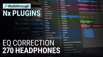 270 New Headphone Models in Waves Nx Plugins: Walkthrough