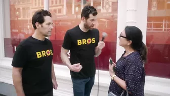 Billy On The Street: Paul Rudd Loves BROS