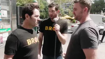 Billy On The Street: Paul Rudd Loves BROS